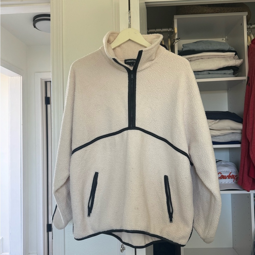 Lamarque Fleece with Black Trim